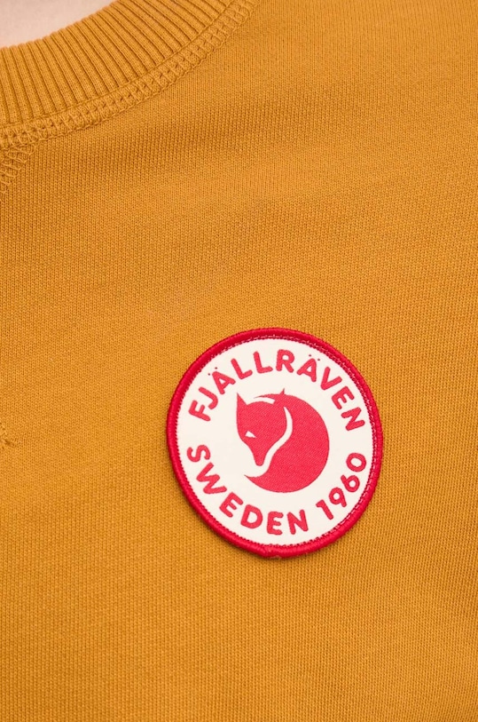 Fjallraven bluza bawełniana 1960 Logo F87230.166 żółty