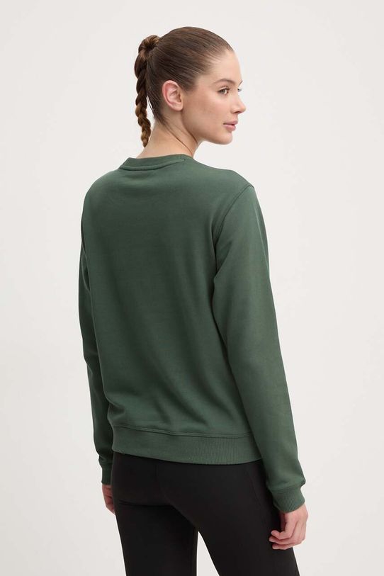 Odzież Fjallraven bluza bawełniana 1960 Logo Badge Sweater F87230.679 turkusowy