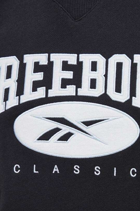 Бавовняна кофта Reebok Classic чорний 100036304