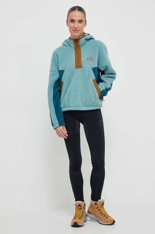 Sportovní mikina Marmot Super Aros M14616 tyrkysová AW23