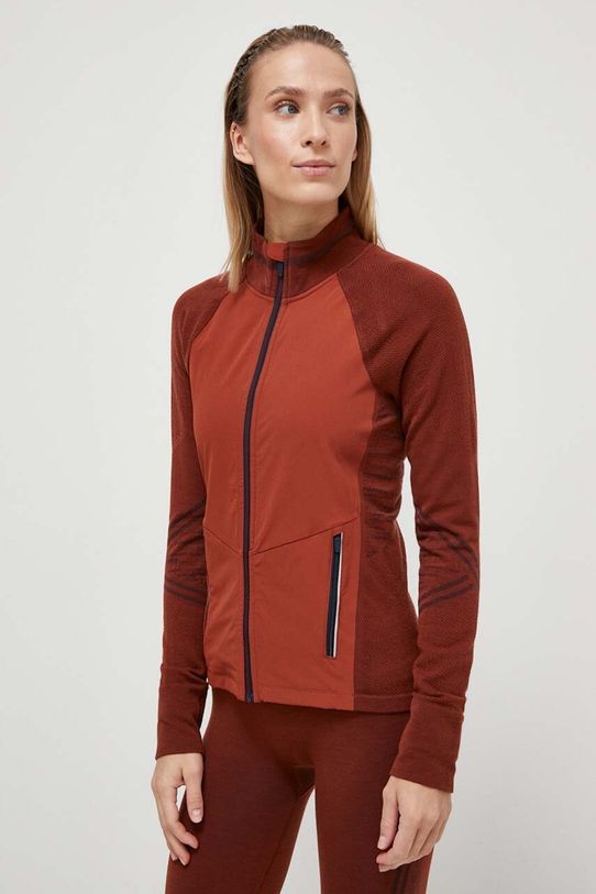 Спортивна кофта Smartwool Intraknit Active з еластаном коричневий SW017163