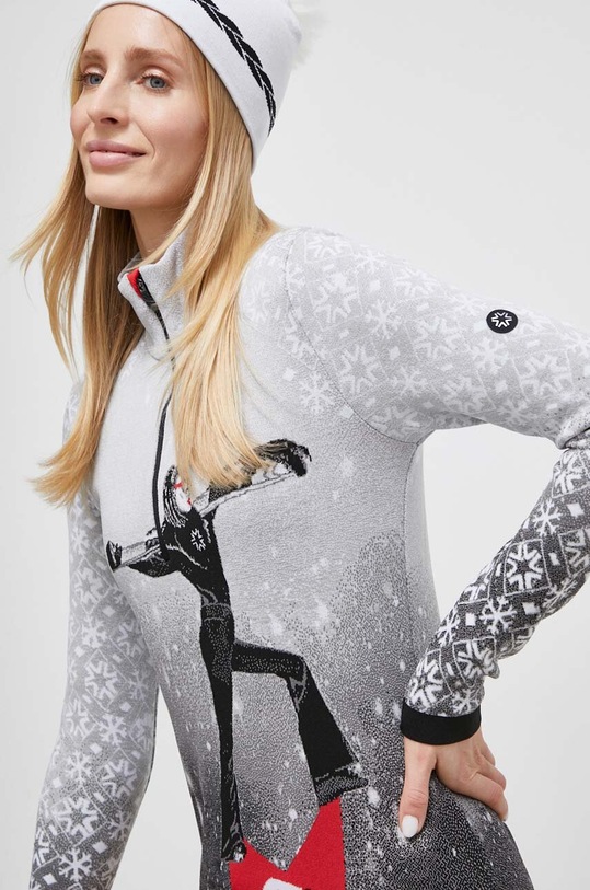 Αθλητική μπλούζα Newland Laurie εμπριμέ γκρί N46284.209