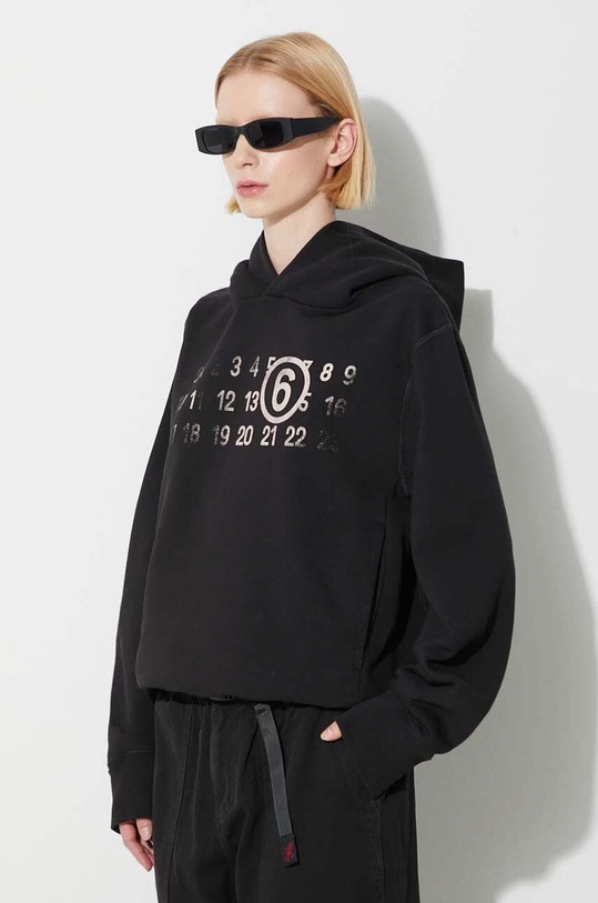 MM6 Maison Margiela bluza Sweatshirt czarny S62GU0123