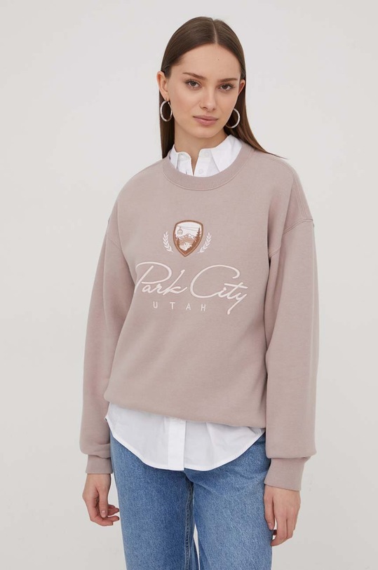 Abercrombie & Fitch bluza imprimeu roz KI152.3305.406