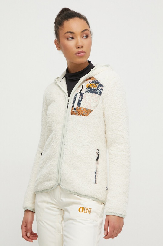 Picture bluza sportowa Izimo z kapturem beżowy SWT145