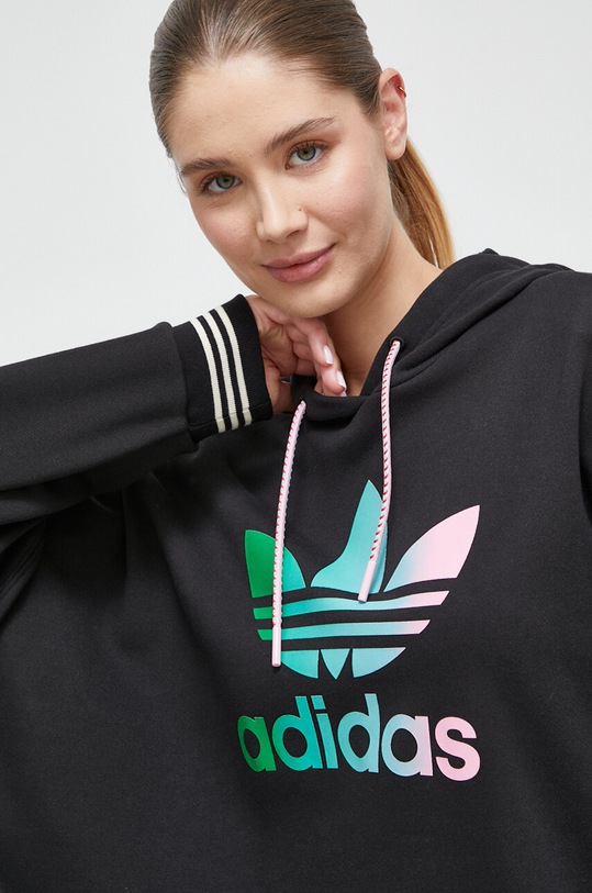 Bavlnená mikina adidas Originals čierna IK7864