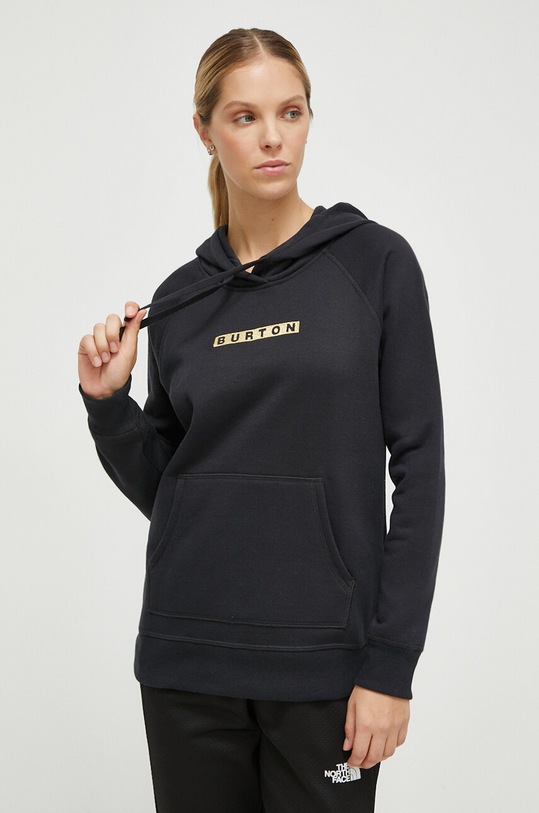 Mikina Burton s kapucňou čierna 23977100001