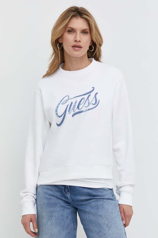 Guess bluza biały W4RQ14.KB681