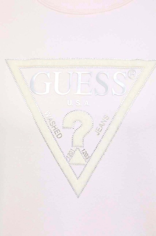 Guess bluza PONY HAIR W4RQ13.KC5H2 różowy
