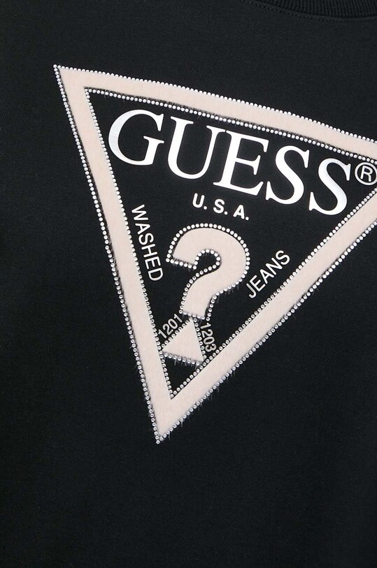 Guess bluza PONY HAIR W4RQ13.KC5H2 czarny