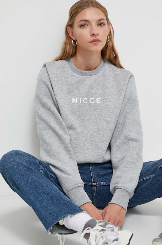 Nicce bluza pozostałe szary 0675.K008