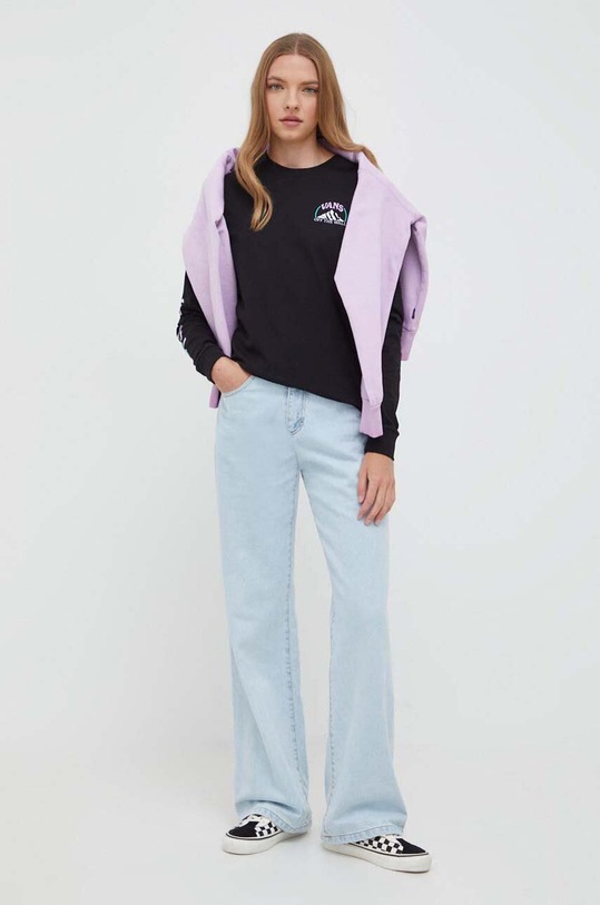 Vans bluza bawełniana VN000F9FBUG1 różowy AW23