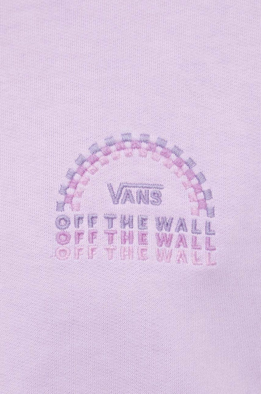Vans bluza bawełniana VN000F9FBUG1 różowy