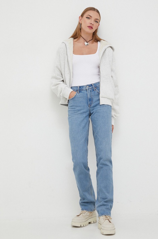 Mikina Hollister Co. KI352.3129.112 šedá AW23