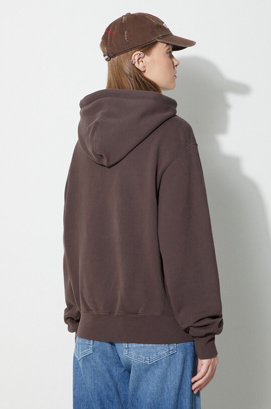 Odzież Heron Preston bluza bawełniana Heron Censored Hoodie HWBB024F23JER0036037 brązowy