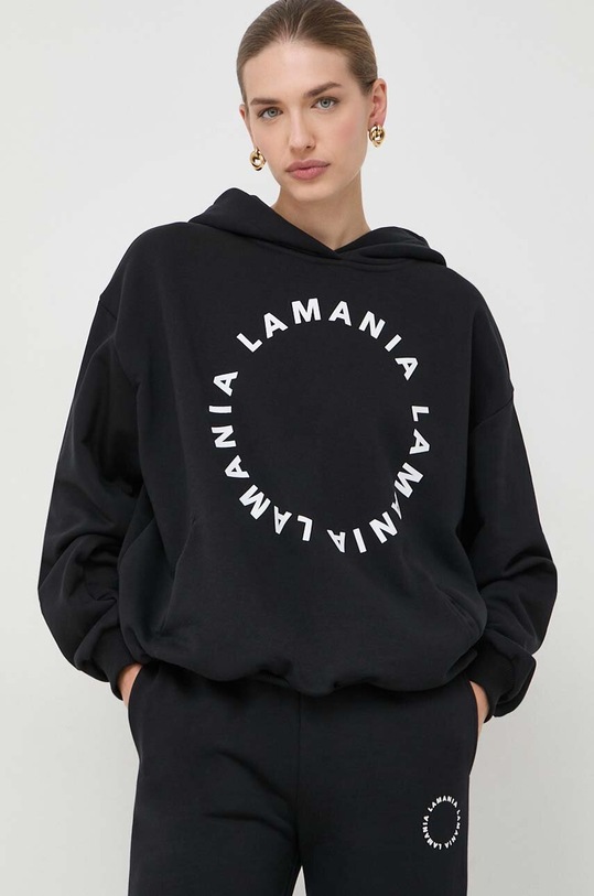 Mikina La Mania s kapucí černá CHICAGO.2