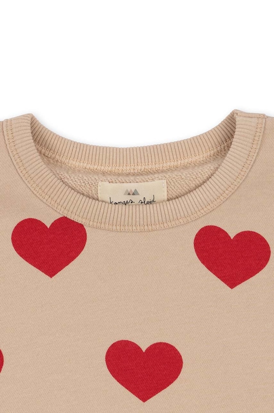 Konges Sløjd gyerek felső piros KS6020