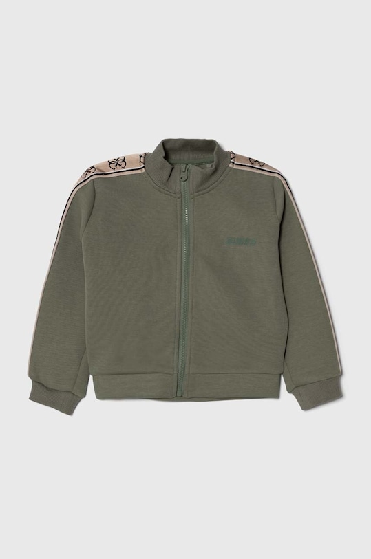 Dječja dukserica Guess natpis zelena J2YQ06.KB3P2.9BYX