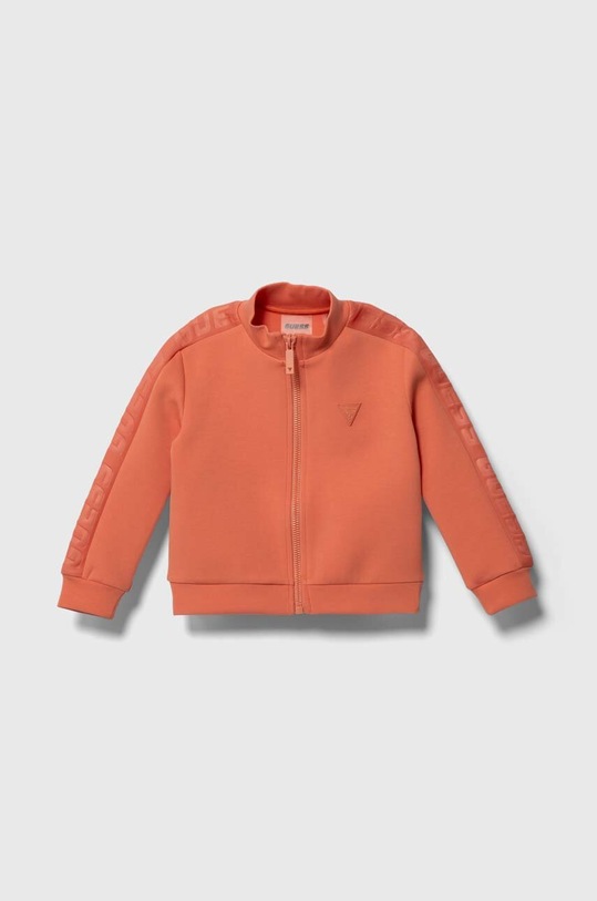 Dětská mikina Guess bez kapuce oranžová J2YQ25.FL03S.9BYX