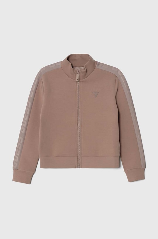 Guess bluza dziecięca z elastanem brązowy J2YQ25.FL03S.9BYX