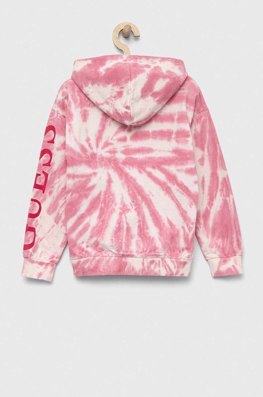 Guess bluza bawełniana dziecięca J3YQ01.KA6R3.9BYX różowy AW23
