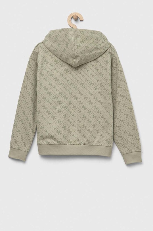 Детская хлопковая кофта Guess J3YQ06.KA6R3.9BYX зелёный AW23