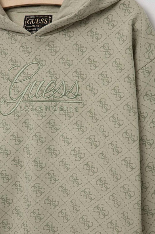 Девочка Детская хлопковая кофта Guess J3YQ06.KA6R3.9BYX зелёный