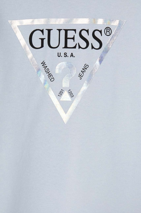 Dievča Detská bavlnená mikina Guess J74Q10.KAUG0.9BYX modrá