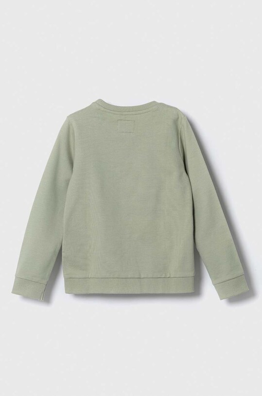 Dětská bavlněná mikina Guess K3YQ04.KA6R4.9BYX zelená AW23