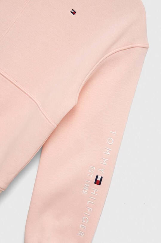 Dziewczynka Tommy Hilfiger bluza dziecięca KG0KG07369.74.122.9BYX różowy