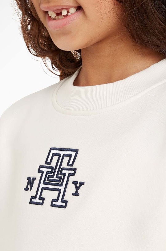 Dětská mikina Tommy Hilfiger KG0KG07372.128.176.9BYX bílá