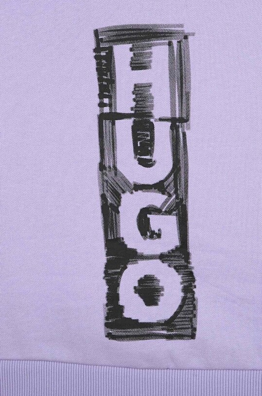 HUGO bluza dziecięca fioletowy G15113.102.108