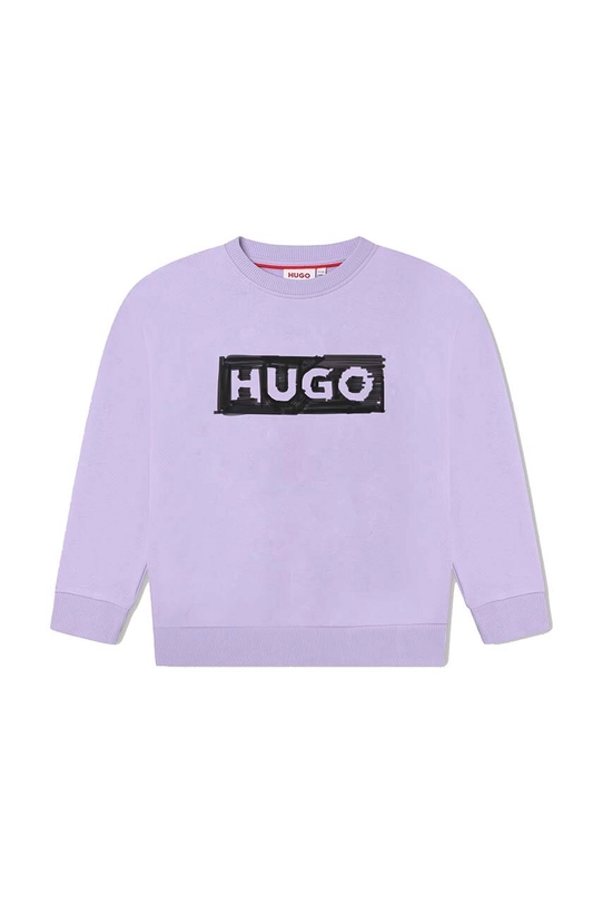 HUGO bluza copii print violet G15117.114.150