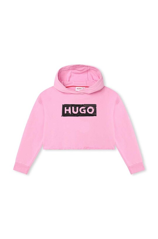 Дитяча кофта HUGO G15118.162.174 рожевий AW23