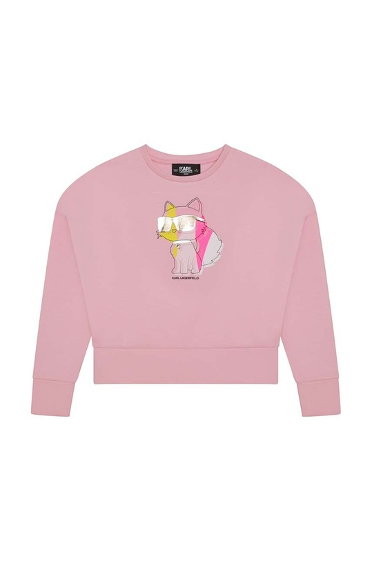 Karl Lagerfeld bluza dziecięca Z15456.114.150 różowy AW23