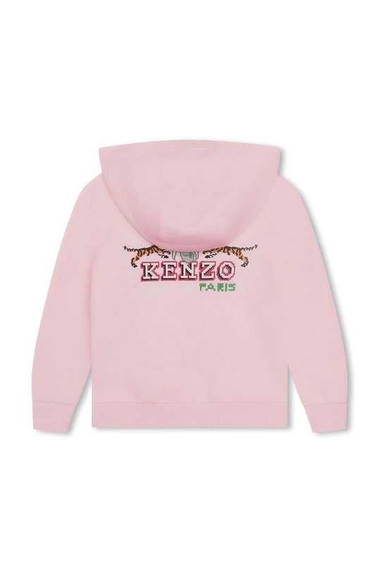Kenzo Kids bluza bawełniana dziecięca K15673.86.108 różowy AW23