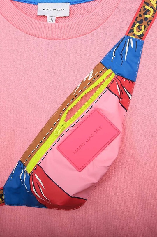 Dětská mikina Marc Jacobs růžová W15689.86.108