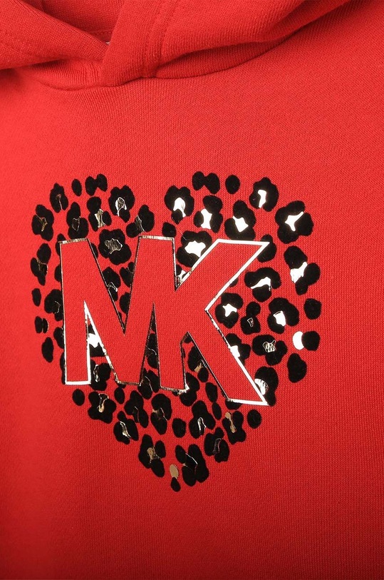 DÍVKA Dětská bavlněná mikina Michael Kors R15213.114.150 červená