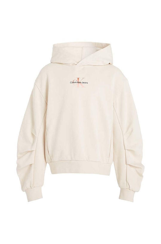 Calvin Klein Jeans bluza bawełniana dziecięca IG0IG02029.9BYX beżowy AW23
