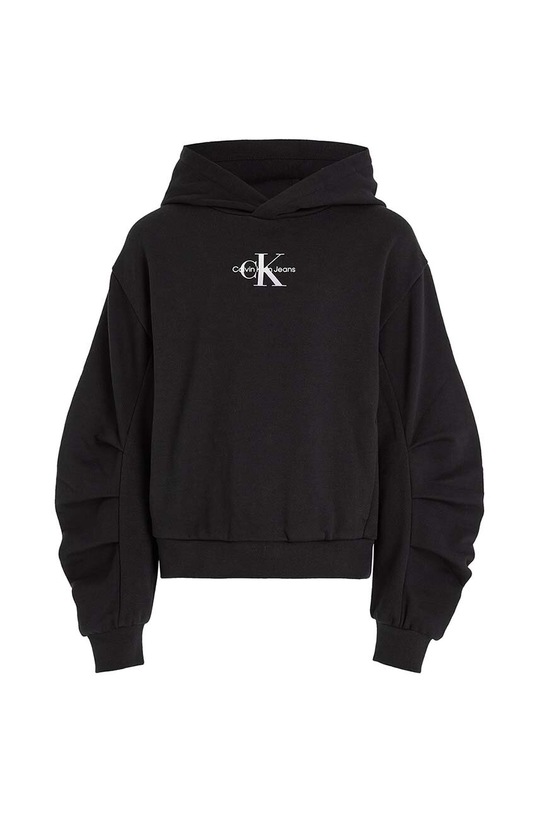 Calvin Klein Jeans bluza bawełniana dziecięca IG0IG02029.9BYX czarny AW23