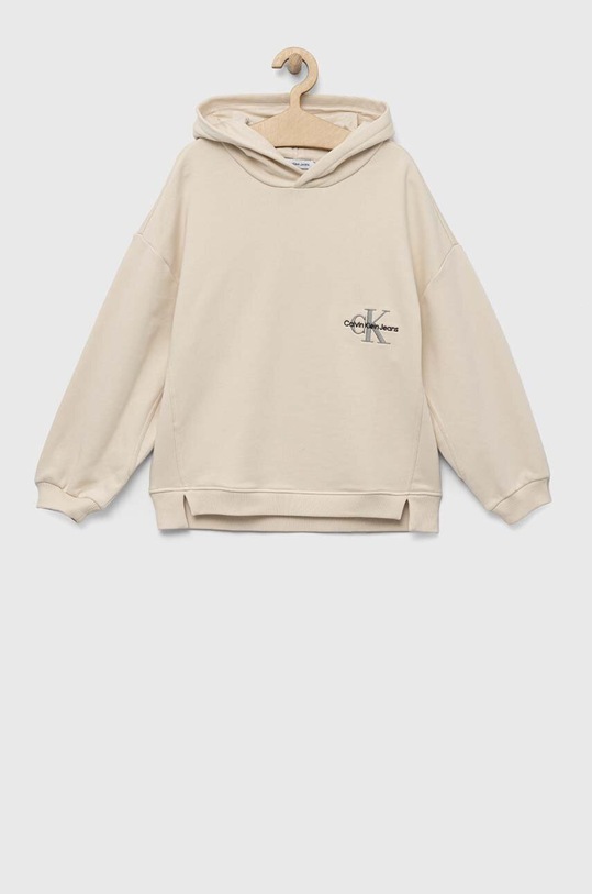 Calvin Klein Jeans bluza copii uni bej IG0IG02032.9BYX