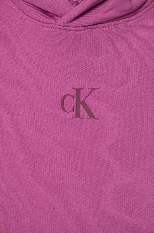 Dievča Detská mikina Calvin Klein Jeans IG0IG02139.9BYX fialová