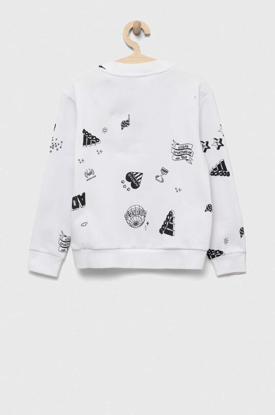 adidas bluza dziecięca JG BLUV Q3SWEAT IA1575 biały AW23