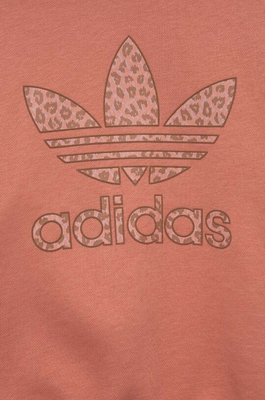 Дівчинка Дитяча кофта adidas Originals IJ0745 помаранчевий