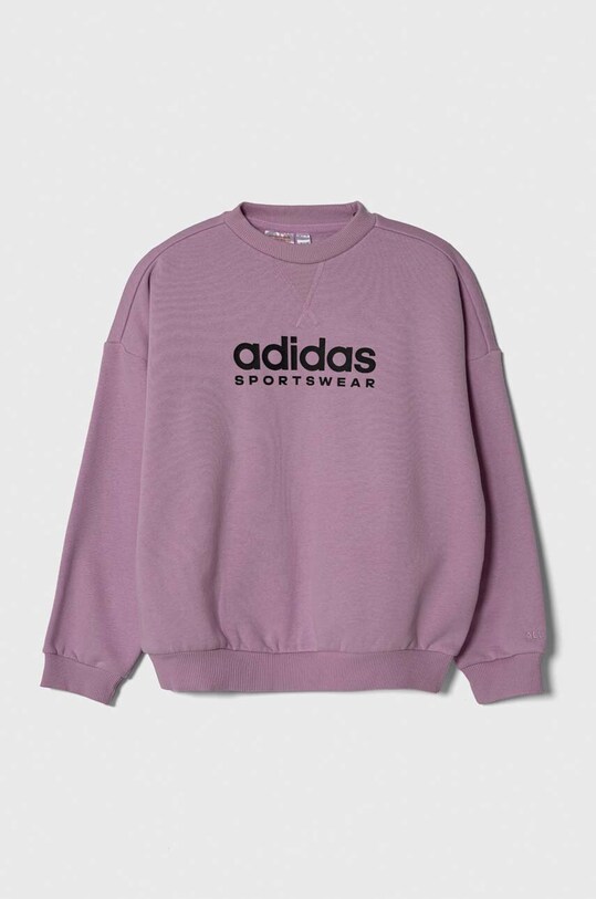 adidas bluza dziecięca pozostałe fioletowy IL4930
