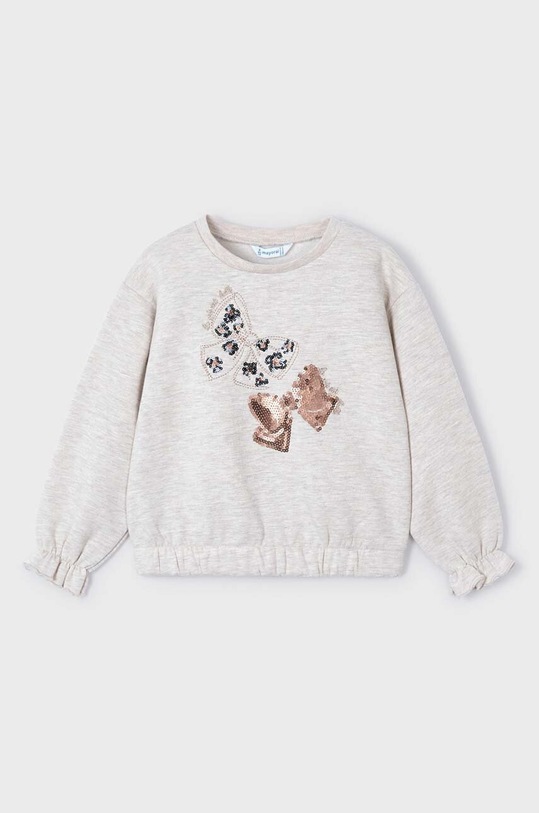 Detská mikina Mayoral s elastanom béžová 4401.6C.Mini.9BYX