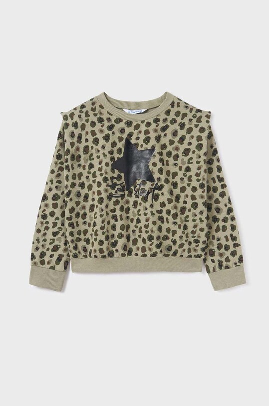 Detská mikina Mayoral 7404.8F.Junior.9BYX zelená AW23