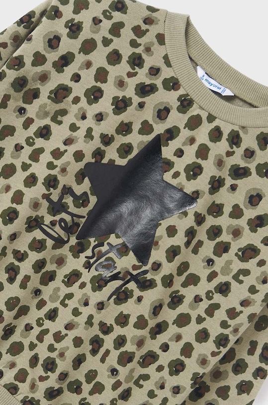 Detská mikina Mayoral zelená 7404.8F.Junior.9BYX