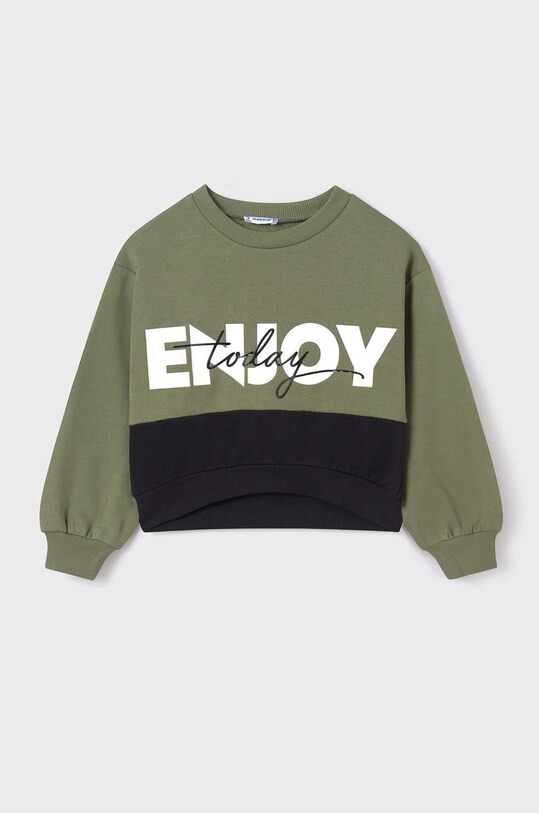 Дитяча кофта Mayoral дрібний узор зелений 7406.8G.Junior.9BYX