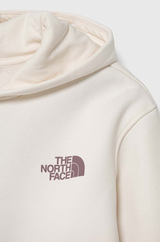 Fete The North Face bluza copii G VERTICAL LINE HOODIE NF0A854Q bej